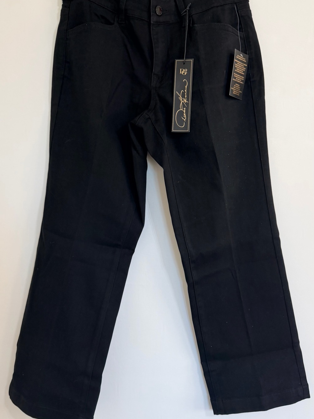 DG2 by Diane Gilman Pull On Black Bootcut Jeans - Picture 2 of 7
